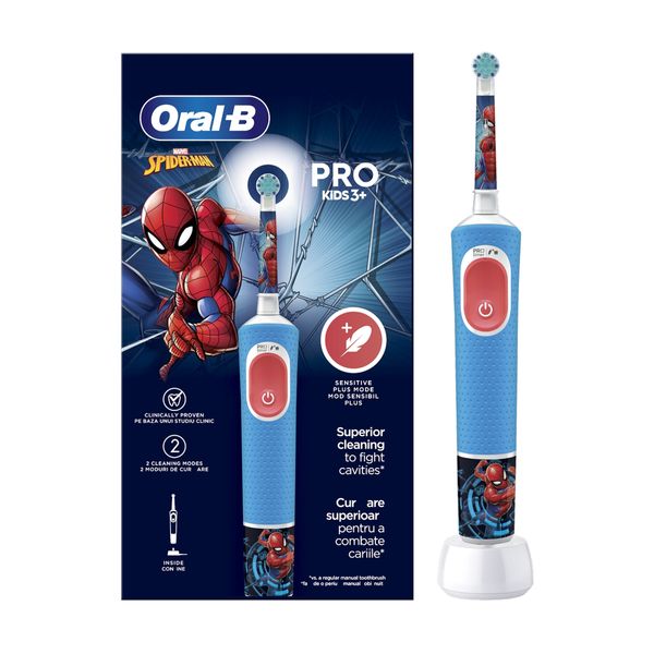 Oral-B Oral-B Vitality Pro Kids Spider-Man Ηλεκτρική Παιδική Οδοντόβουρτσα