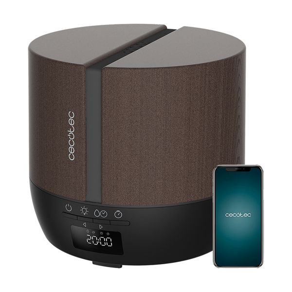 Cecotec Cecotec PureAroma 550 Connected Black Woody 5649 Υγραντήρας
