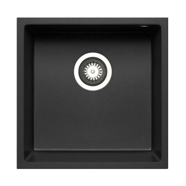 Pyramis Tetragon 34x40 Graphite Νεροχύτης Κουζίνας