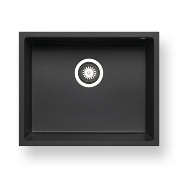 Pyramis Tetragon 50X40 Graphite Νεροχύτης Κουζίνας