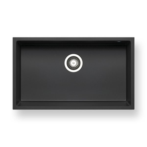 Pyramis Tetragon 70x40 Graphite Νεροχύτης Κουζίνας