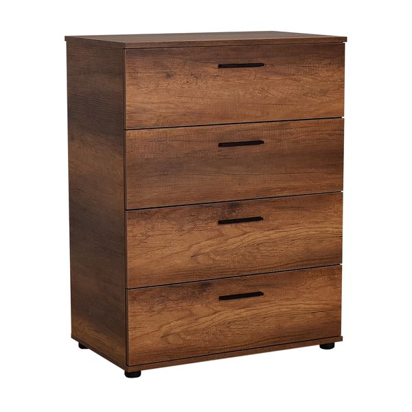 Velco Velco Luxury Line Oslo Walnut με 4 Συρτάρια Συρταριέρα