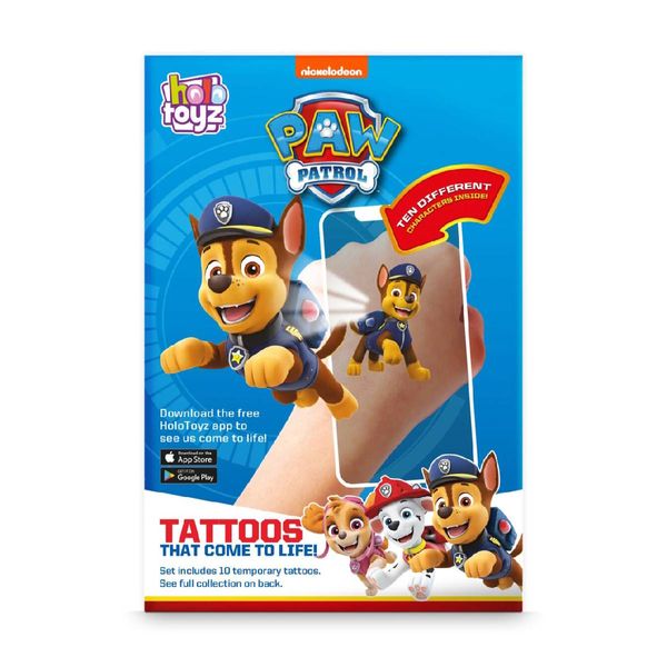 Holotoyz Holotoyz Paw Patrol AR Τατουάζ Παιχνίδι