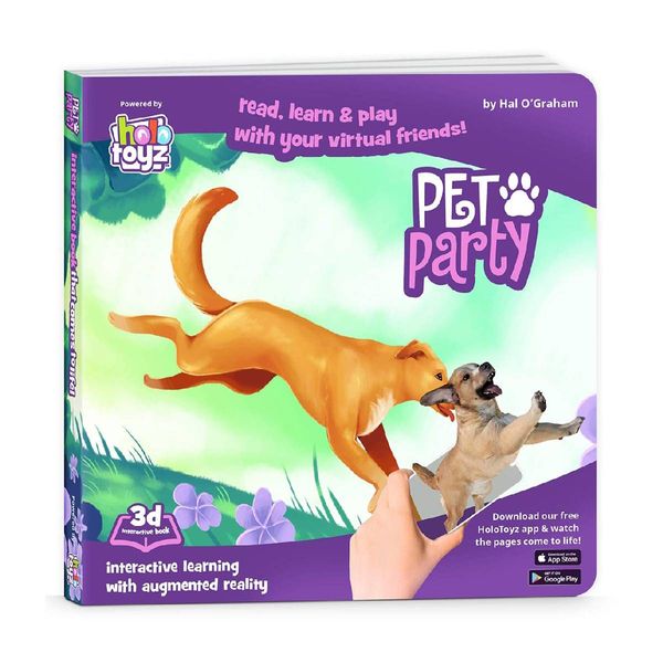 Holotoyz Holotoyz Pet Party 4D AR Book Παιχνίδι