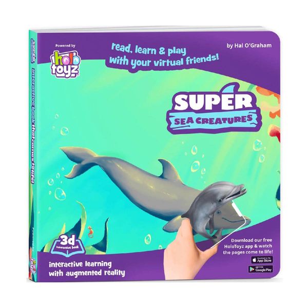 Holotoyz Holotoyz Sea Creatures 4D AR Book Παιχνίδι