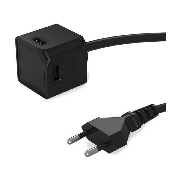 Powercube Powercube Extended 4 Θέσεων USB-A Μαύρο Πολύπριζο