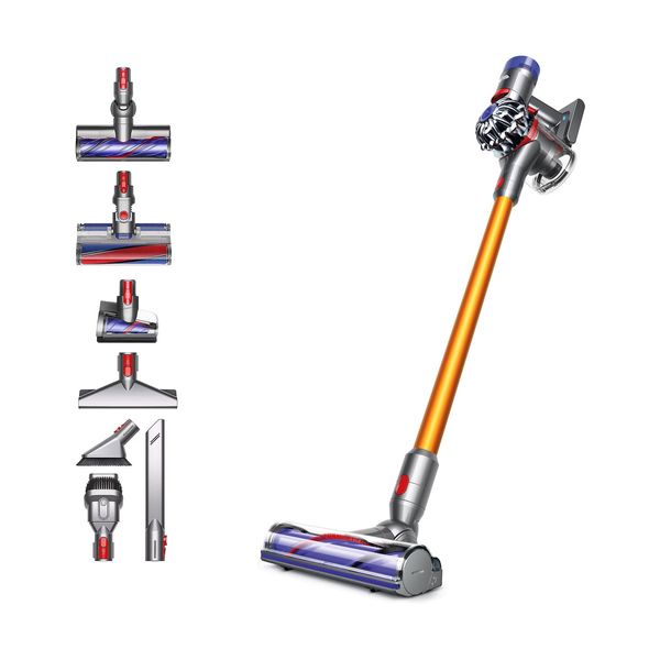 Dyson Dyson V8 Absolute Silver/Yellow Σκούπα Stick Επαναφορτιζόμενη