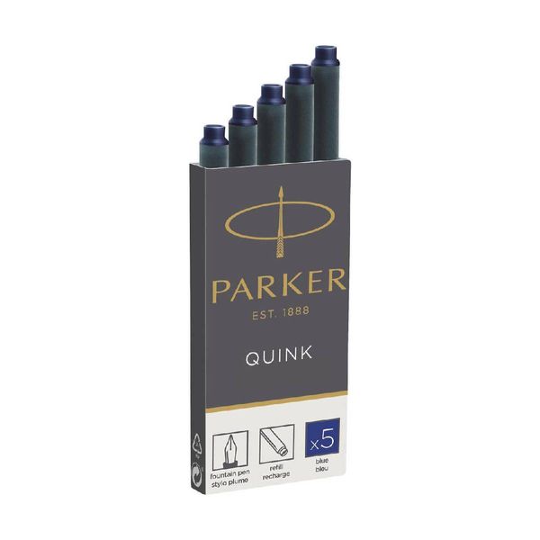 Parker Parker Ανταλλακτικό Quink Cartridges W Blue 5 τεμ