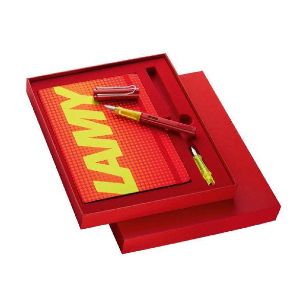 Lamy Lamy Σετ Al-Star 022 Glossy Red FN+Σημειωματάριο