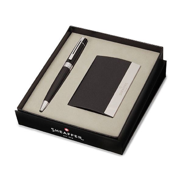 Sheaffer 300 G9312 Black Σετ με Business Card Holder Στυλό