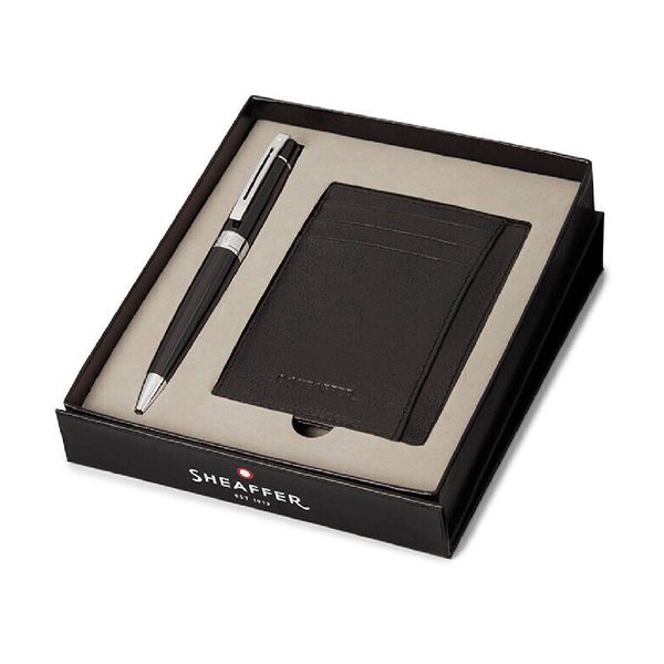 Sheaffer 300 G9312 Black Σετ με Credit Card Holder Στυλό