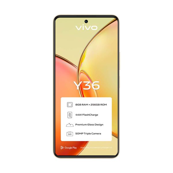 Vivo Y36 8GB/256GB Gold Smartphone
