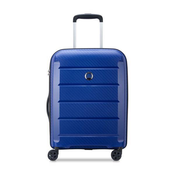 Delsey Καμπίνας 55x40x19cm Binalong Navy Blue Βαλίτσα Ταξιδίου
