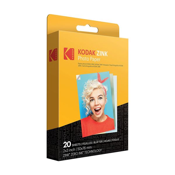 Kodak Kodak Zink 2x3" 20 Φύλλα Φωτογραφικό Χαρτί