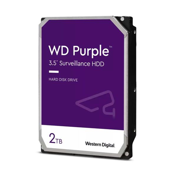 WD WD WD Purple 2TB SATA 3.5' HDD Εσωτερικός Σκληρός Δίσκος