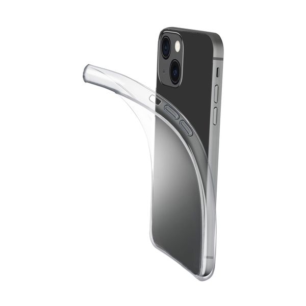 Cellular Line iPhone 14 Fine Silicon Cover Transparent Θήκη Κινητού
