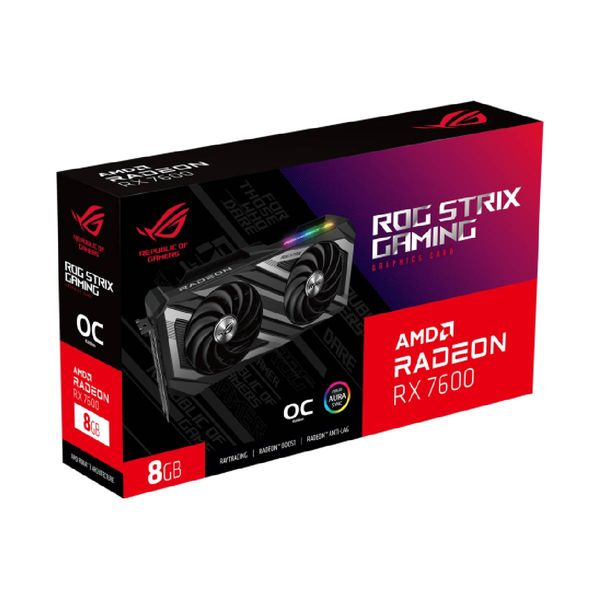 Asus Asus RX 7600 Rog Strix 8GB OC Κάρτα Γραφικών