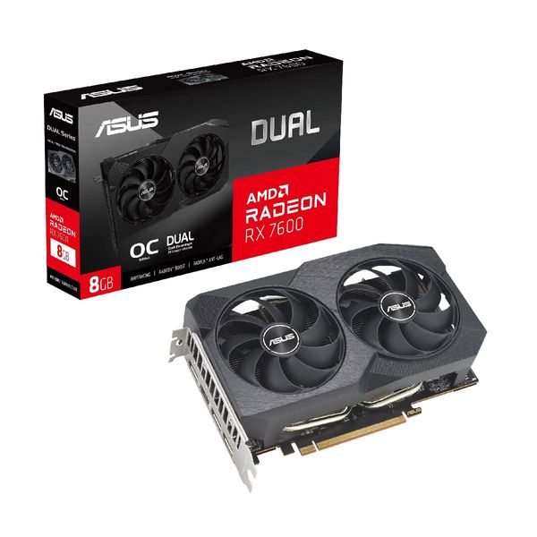 Asus Asus RX 7600 8GB Dual OC Κάρτα Γραφικών