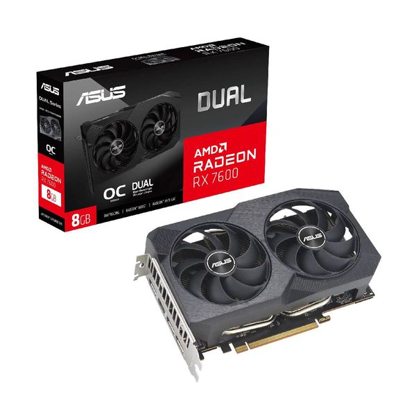 Asus Asus RX 7600 8GB Dual OC V2 Κάρτα Γραφικών