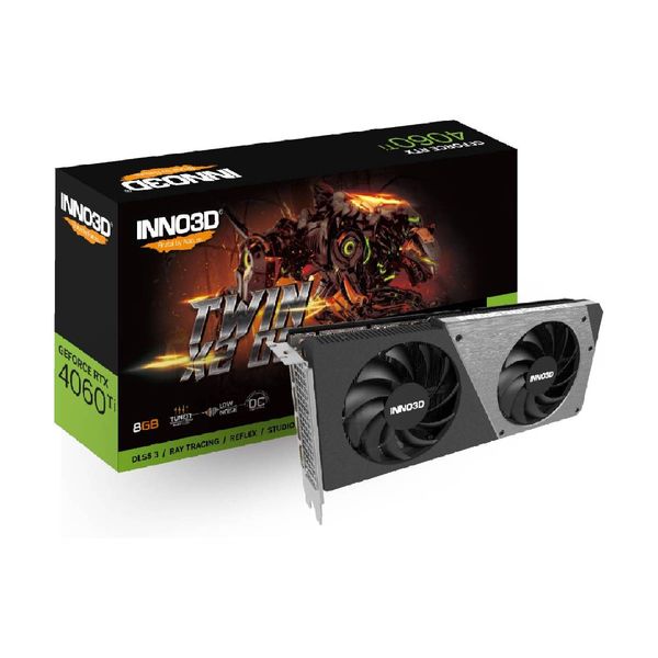 Inno 3D Inno 3D GPU RTX 4060 Ti 8GB Twin X2 OC Κάρτα Γραφικών