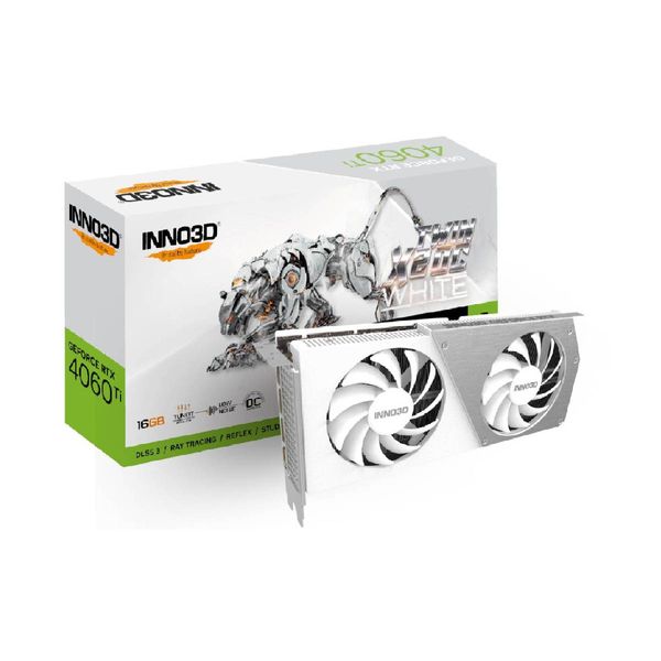 Inno 3D Inno 3D GPU RTX 4060 Ti 16GB Twin X2 OC White Κάρτα Γραφικών