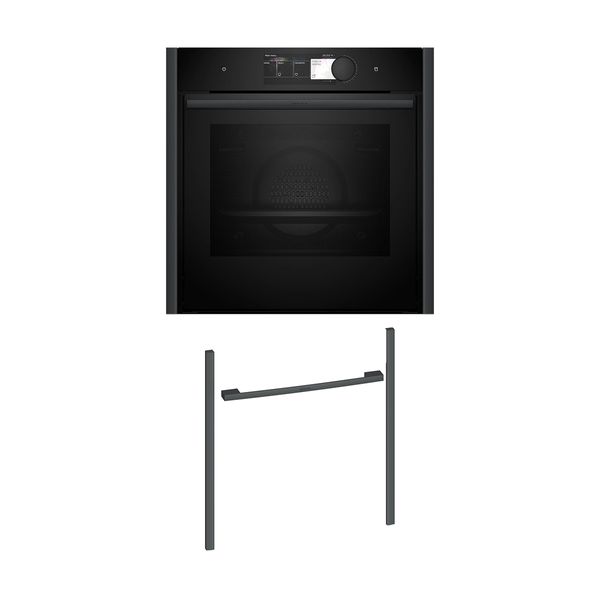 Neff NFS60E6A0 Εντοιχιζόμενος φούρνος B69FY5CY0 & Anthracite Grey Flex Design Kit