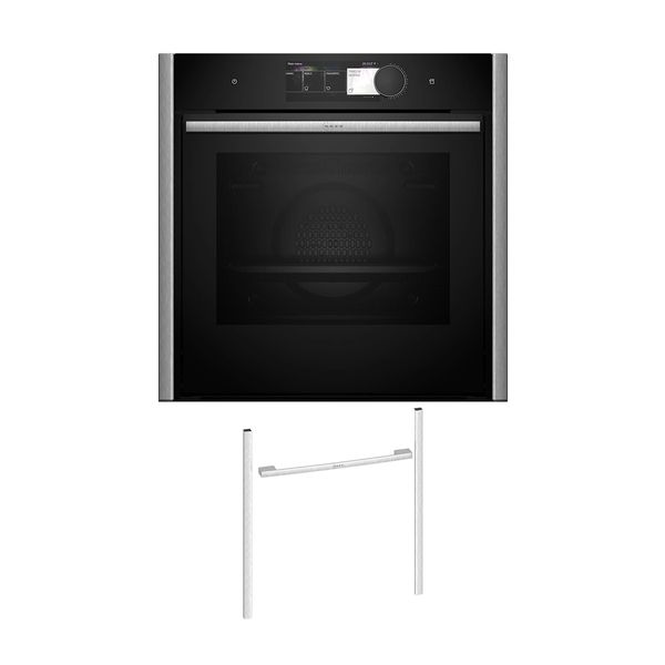 Neff NVS60P6M0 Εντοιχιζόμενος φούρνος B69VY7MY0 & Metallic Silver Flex Design Kit