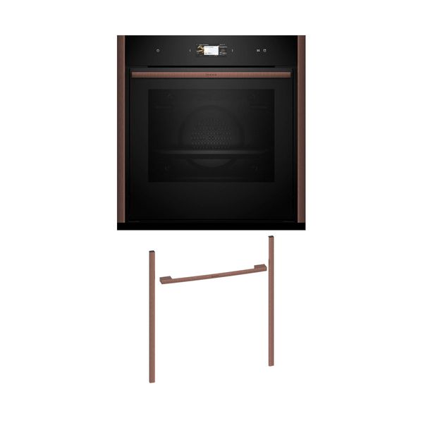 Neff NVS60E6B0 Εντοιχιζόμενος φούρνος B69VS3AY0 & Brushed Bronze Flex Design Kit