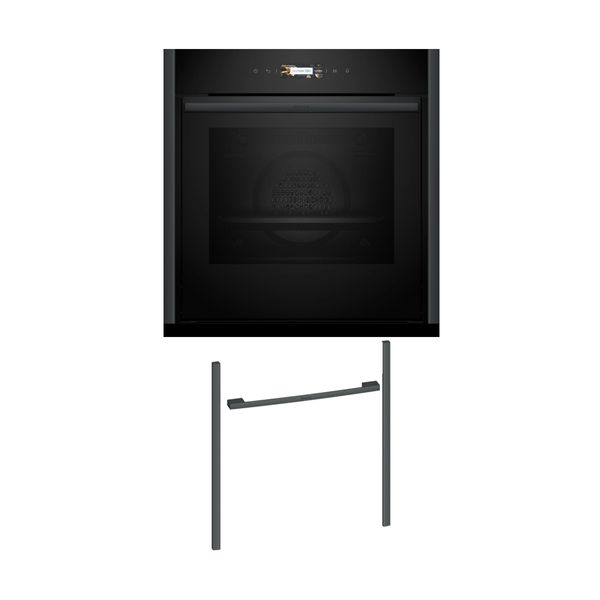 Neff NOV60P6A2 Εντοιχιζόμενος φούρνος B59CR7KY0 & Anthracite Grey Flex Design Kit