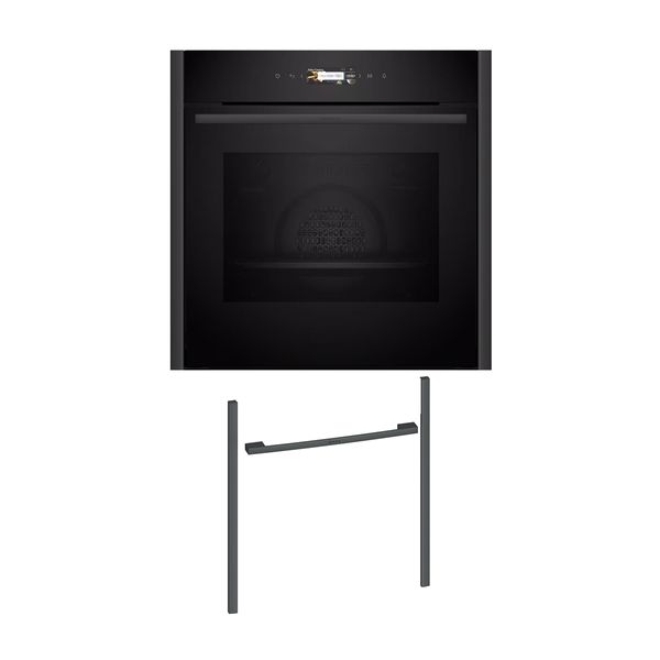 Neff NOV60E2A0 Εντοιχιζόμενος φούρνος B29CR3AY0 & Anthracite Grey Flex Design Kit