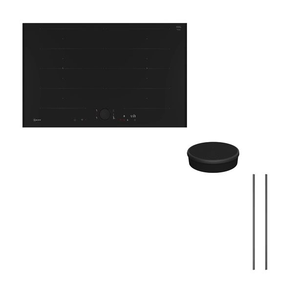 Neff NFLIN80D0 Επαγωγική Εστία T68YYY4C0 & Twist Pad Flex & 52.6 cm Deep Black Flex Design Kit