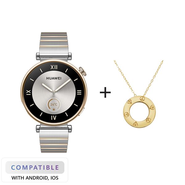 Huawei GT4 Steel/Gold + Circle of Life (by Nomikou) SmartWatch