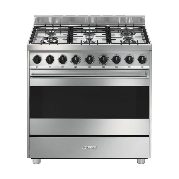 Smeg B91GMXI9 Inox Κουζίνα Αερίου