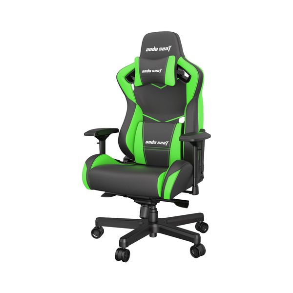 Anda Seat AD12XL Kaiser-II Black/Green Gaming Καρέκλα