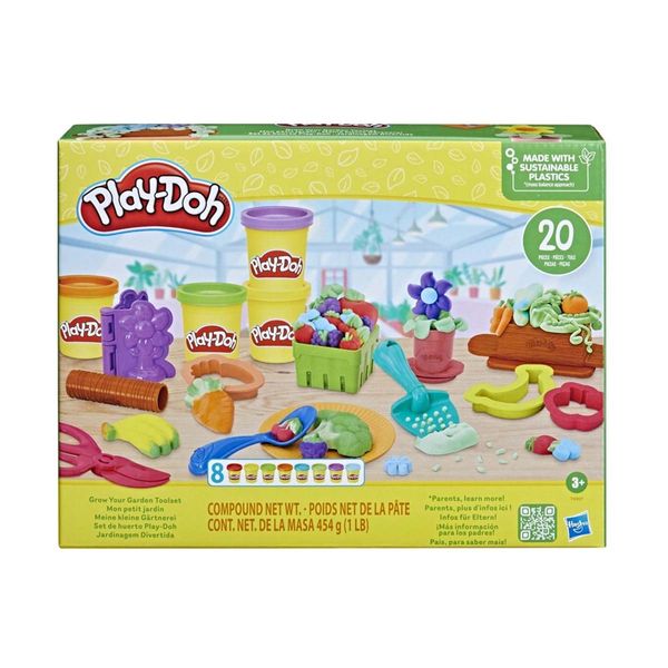 Play-Doh Σετ Εργαλείων Κηπουρικής F6907 Πλαστελίνη