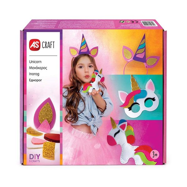 AS Craft Μονόκερος 1038-31001 Σετ Χειροτεχνίας