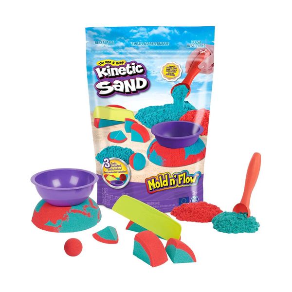 Kinetic Sand Kinetic Sand Sand Mold'n' Flow 6067819 Σετ Χειροτεχνίας