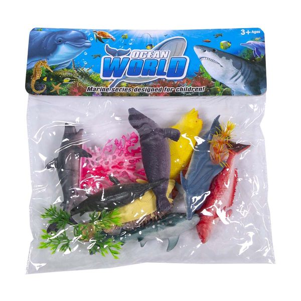 Σετ Ζώα της Θάλασσας 10τμχ Ζ-051 Φιγούρες