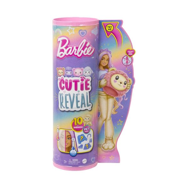 Mattel Barbie Cutie Reveal – Λιονταράκι HKR06 Παιχνίδι Κούκλα