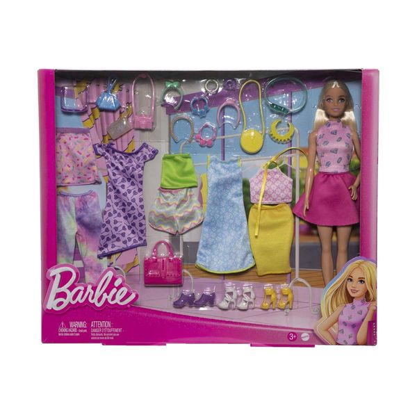 Mattel Barbie με Μόδες & Αξεσουάρ Deluxe HKB07 Παιχνίδι