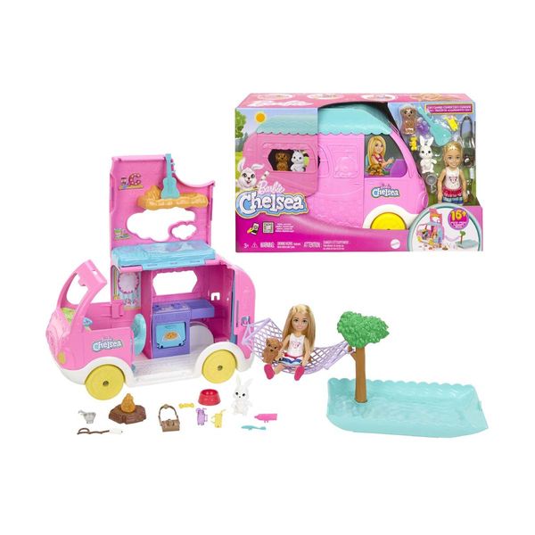 Mattel Mattel Barbie Chelsea Τροχόσπιτο HNH90 Παιχνίδι