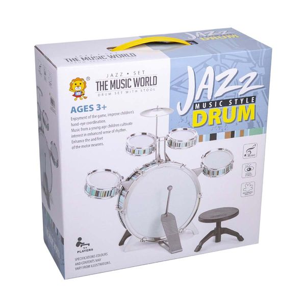 Σετ Ντράμς με Σκαμπό 2042Τ Παιχνίδι