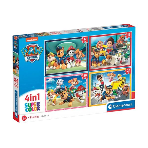 4 Σε 1 Super Color Paw Patrol 1200-21513 Παζλ