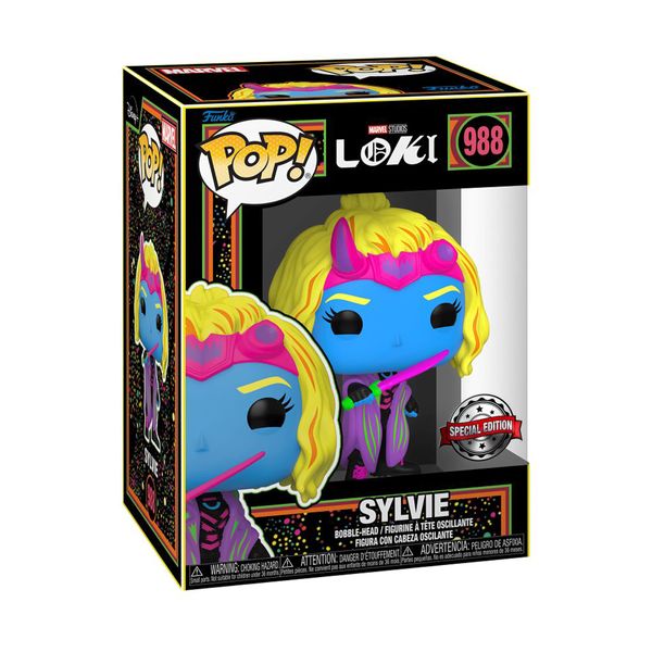 Funko Pop! Loki - Sylnie Black Light #988 Bobble-Head Special Edition Φιγούρα