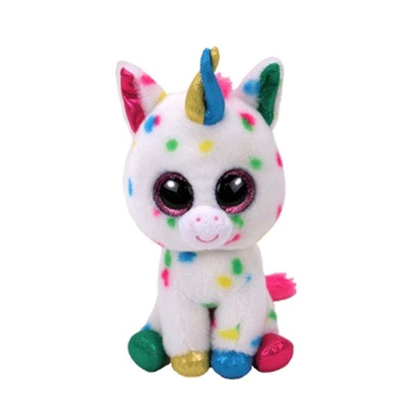 TY Χνουδωτός Μονόκερος Πιτσιλωτός 15cm 1607-36898 Λούτρινο