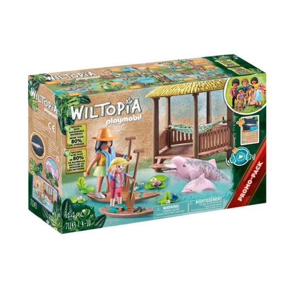PLAYMOBIL® Wiltopia Βόλτα στο Ποτάμι με τα Δελφίνια 71143 Παιχνίδι