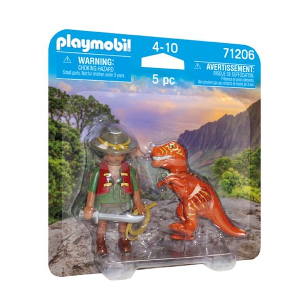 PLAYMOBIL® Duo Pack Εξερευνητής & T-Rex 71206 Παιχνίδι