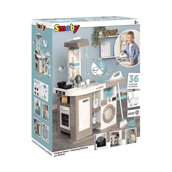 Smoby Κουζίνα Tefal Clean Kitch 7/311050 Παιχνίδι