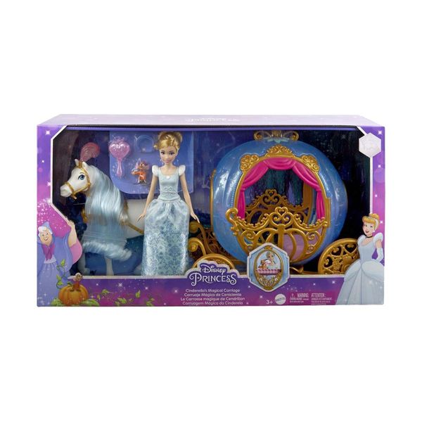 Disney Princess Σταχτοπούτα & Άμαξα HLX35 Παιχνίδι Κούκλα
