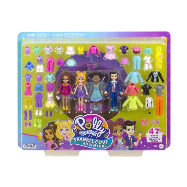 Mattel Mattel Polly Pocket Sparkle Cove Fashion HKW10 Φιγούρες